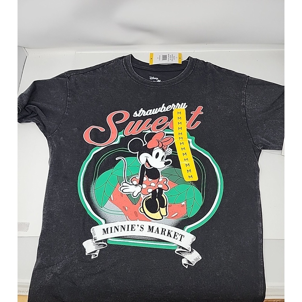Minnie Mouse‎ Women's Retro Vintage Wash T-Shirt Size M
